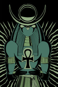 illustration dieu jeu de carte king of dust