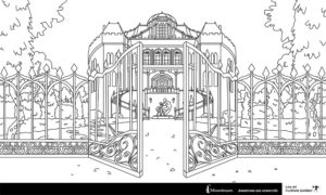 decors arrière plan maison