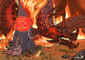 dessin dragon feu 23hbd