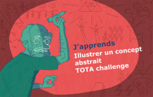 apprendre dessiner concept abstrait tota challenge