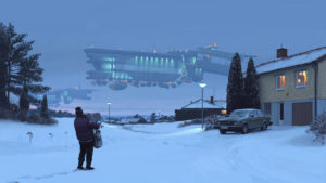 illustration vaisseau simon stalenhag
