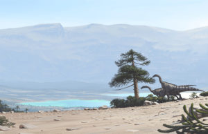 plateosaurus simon stalenhag dinosaure