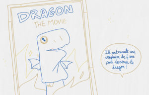 affiche dragon fantaisie jeunesse mefisheye