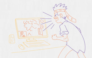 Le dessinateur débutant désire que sa vidéo tutoriel aille plus vite.