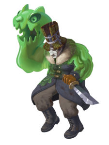 Character design From Argox game project - slave puppeteer