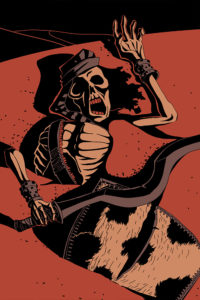 illustration of the card game project King of dust