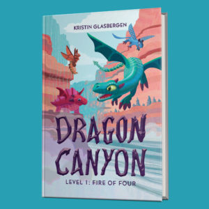 book cover dragon canyon 1 written by Kristin Glasbergen