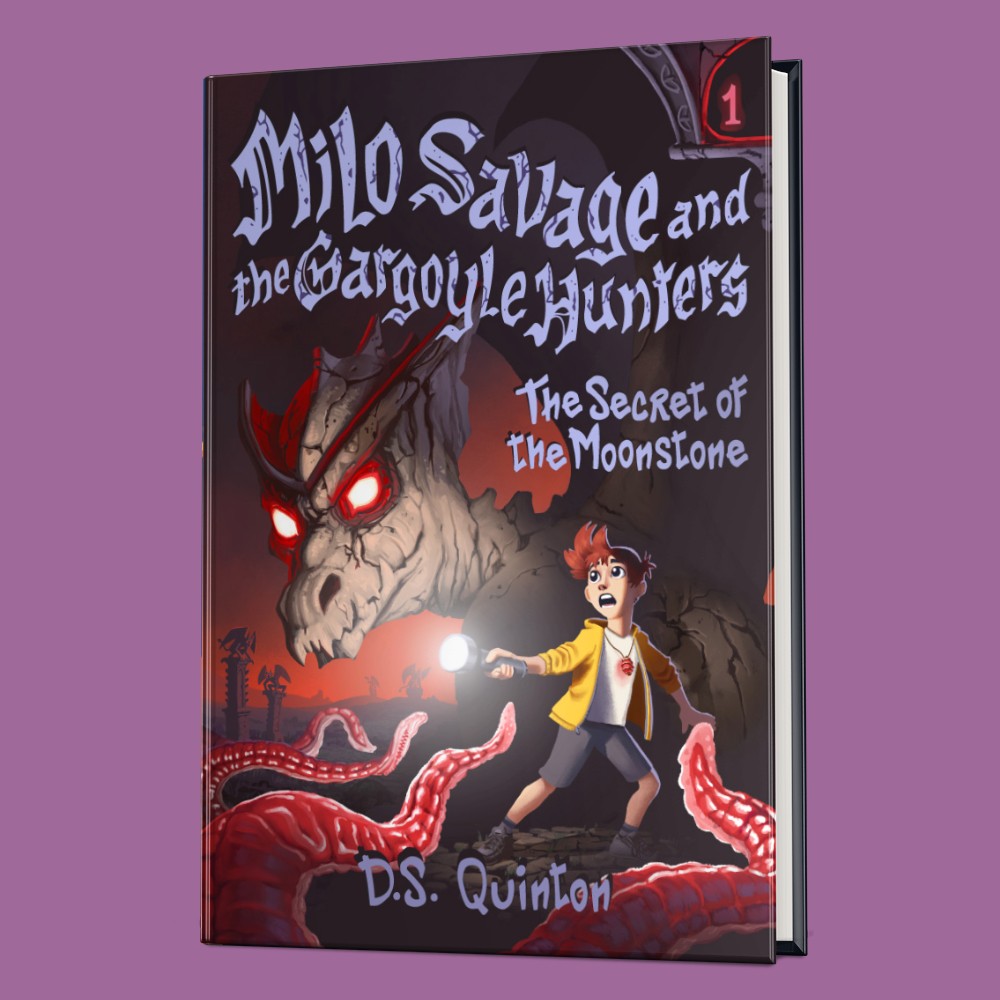 Book cover Milo Savage and the Gargoyle Hunters 1 by DS Quinton