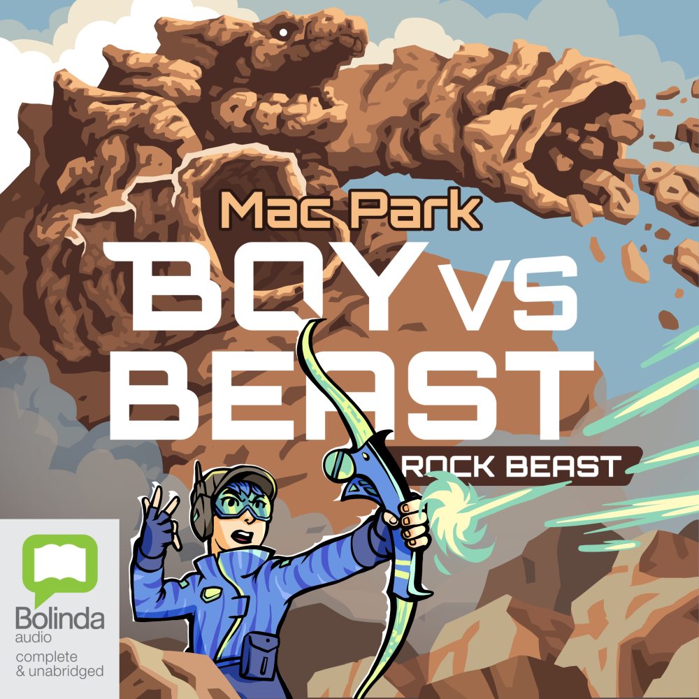 Audiobook design Boy VS Beast-Rock beast